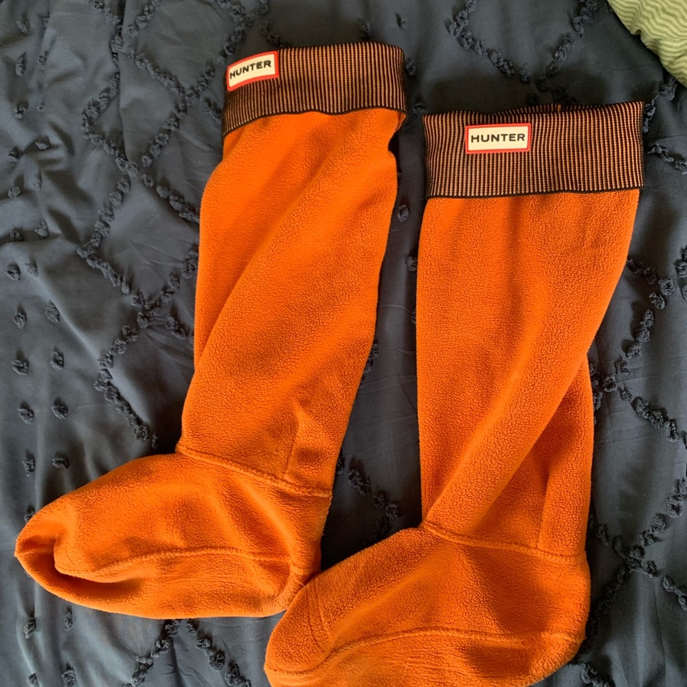 Hunter Orange Boot Socks M